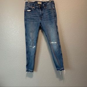 High rise madewell jeans